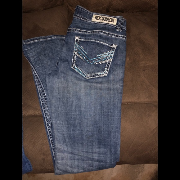 Rock & Roll Cowgirl Denim - Rock n Roll Women’s Jeans 31x34